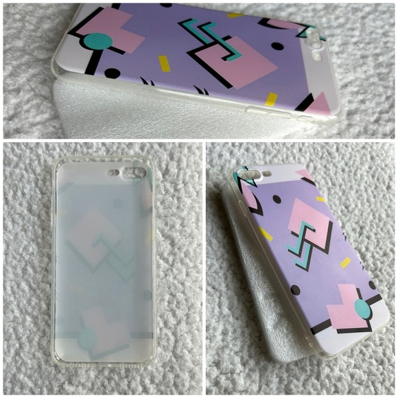 retro 80s pattern phone case - Picture 2 of 4